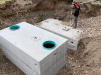 Septic replacement work