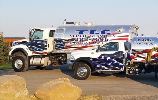 Part of TLCs Fleet of Trucks